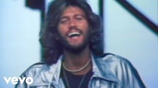 Bee Gees  Stayin Alive Official Music Video [upl. by Htenek863]