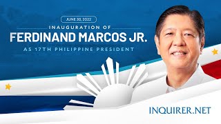 LIVE Inauguration of Ferdinand Marcos Jr as 17th Philippine President [upl. by Dittman474]