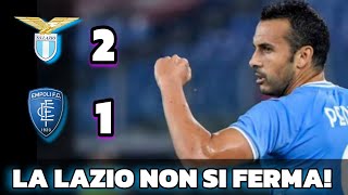 SERIE A  LAZIO EMPOLI 21 LA LAZIATA ERA DIETRO LANGOLO CHI CRITICA PEDRONON SEGUE IL CALCIO [upl. by Eneloj928]