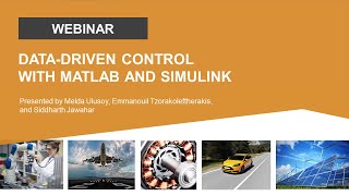 DataDriven Control with MATLAB and Simulink [upl. by Feil]