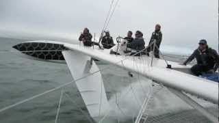 LHydroptere Storms SF Bay at 40 Knots [upl. by Hurley]