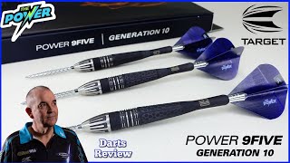 Target PHIL TAYLOR Power 9Five Gen 10 Darts Review [upl. by Teerpnam]