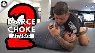 2 Darce Choke Attacks from Front Headlock [upl. by Bonilla228]