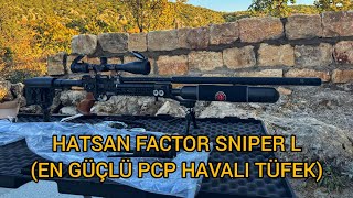 HATSAN FACTOR SNIPER LONG EN GÜÇLÜ PCP HAVALI TÜFEK [upl. by Procto377]