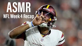 ASMR NFL Week 4 Recap  NFL Week 5 Predictions [upl. by Englebert]