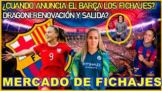 ¿CUANDO PRESENTARÁ EL BARÇA FEMENINO A SUS FICHAJES GIULIA DRAGONI RENUEVA Y SE VA CEDIDA [upl. by Aivatnwahs]