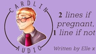 ASMR Voice 2 lines if pregnant 1 line if not M4F Checking a home pregnancy test together [upl. by Dasteel]