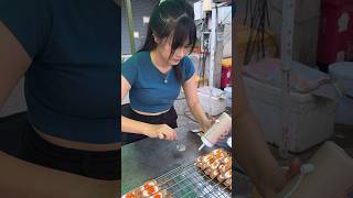 Gorgeous Lady Sells Small Crispy Pancake  Thai Street Food [upl. by Danell]