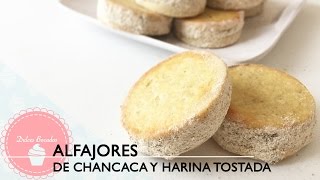 Alfajores de chancaca y harina tostada  Dulces Bocados [upl. by Cindee]