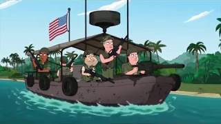 Family Guy  Quagmire is a Fortunate Son Vietnam [upl. by Wendin]