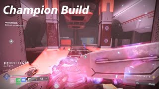 CHAMPION DESTROYER TITAN BUILD DESTINY 2 [upl. by Sivert]