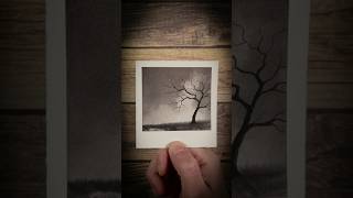 Painting a Dark Dead Tree art landscape timelapse watercolor shorts [upl. by Aneehsram]