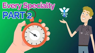 Part 2 Every Medical Subspecialty Explained in 10 Minutes [upl. by Ettenauq]