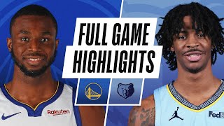 WARRIORS at GRIZZLIES  FULL GAME HIGHLIGHTS  March 19 2021 [upl. by Draneb]