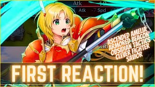 The Best Armor Hero of 2017 Gets an Update 🛡️ Attuned Eirika amp Ascended Amelia  FEH React [upl. by Naugal]