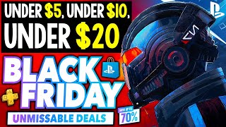 PSN BLACK FRIDAY SALE  60 AMAZING PS4PS5 GAME DEALS UNDER 5 UNDER 10 and UNDER 20 Games [upl. by Anrahs]