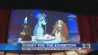 Exhibit celebrating 100 years of Disney runs through August [upl. by Wedurn]