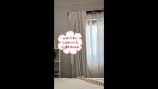 Watch before you buy SUN ZERO CURTAIN Faux Dupioni Silk Blackout [upl. by Abercromby625]