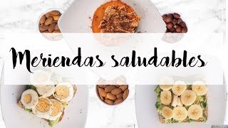 MERIENDAS SALUDABLES I VEGETARIANAS [upl. by Ahsieym359]