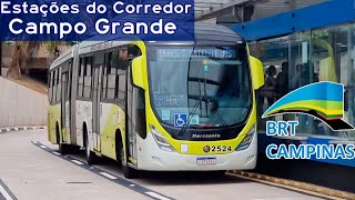 1171 BRT Campinas  Estações do Corredor Campo Grande [upl. by Chrotoem]