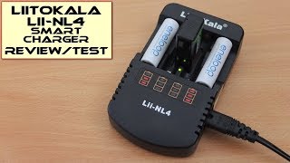 LiitoKala Lii  NL4 Smart Charger ReviewTest [upl. by Yurt]