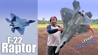 How to Build Big F22 Raptor RC Plane with Foam Board [upl. by Mak90]