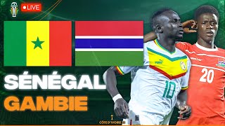 🔴🇸🇳🇬🇲 SENEGAL  GAMBIE LIVE  🇸🇳LES LIONS ENTRE EN LICE FACE AUX SOLIDES SCORPIONS  CAN  CAN 2024 [upl. by Linnie114]