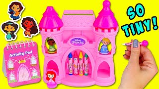 Disney Princess Design Activity Castle with Princesses and Games [upl. by Mailliw]