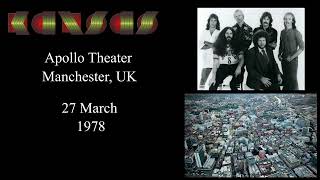 Kansas Live 1978  Full Concert  27 March  Apollo Theater Manchester UK [upl. by Anahgem]