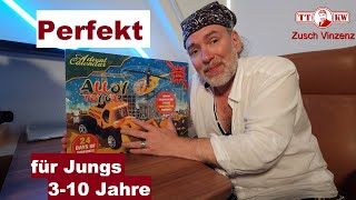 Modell Fahrzeuge im Advent Ich teste den Tsokize Adventskalender mit Baufahrzeuge und Autos 2024 [upl. by Mendel]