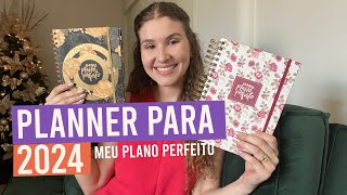 PLANNER PARA 2024  MEU PLANO PERFEITO O QUE MUDOU [upl. by Cherian419]