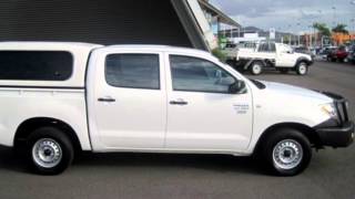 2007 Toyota Hilux TGN16R MY07 Workmate White 5 Speed Manual Utility [upl. by Norit]