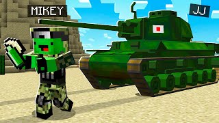 HOW MIKEY and JJ BECAME ARMY in Minecraft  Minecraft Maizen [upl. by Eydie]