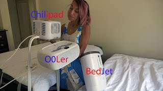 BedJet V2 Vs ChiliPAD Vs OOLER 3 CoolingHeating Systems for your Bed Plus Sound Test at 410 [upl. by Fleta259]