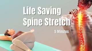 The Deep Back Stretch That Will Transform Your Spine Mobility [upl. by Pironi]