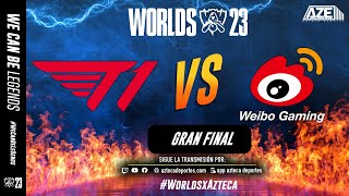 T1 vs WBG  Gran Final de Worlds 2023 [upl. by Lomaj]