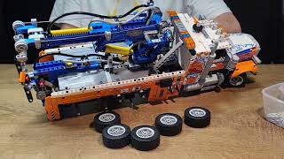 Lego 42128HeavyDuty Tow Truck assemblypart 4 [upl. by Adnahcal]