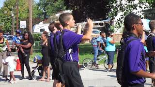 Menchville High School Band Denbigh Day Parade 91617 8308 [upl. by Arit672]