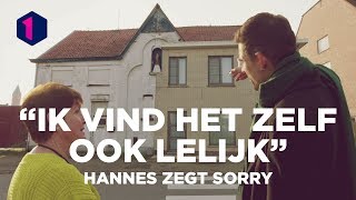 quotIk vind het zelf ook lelijkquot I Hannes zegt sorry [upl. by Donald]