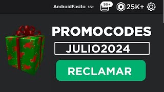 Codigos que te Dan Robux GRATIS✅️en Roblox JULIO 2024 [upl. by Ziom186]