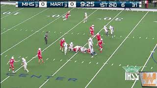 Muenster vs Mart  2018 Football Highlights [upl. by Roosevelt619]