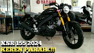 HARGA TERBARU YAMAHA XSR 155 2024 METALLIC BLACK GOLD I RETRO TERKENCANG [upl. by Hareehat]