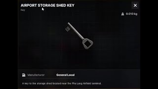 Airport Storage Shed Key  Key Guide  Gray Zone Warfare [upl. by Kawai]