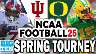 Indiana at Oregon  Big Ten Spring Tournament Round 1 NCAA 25 [upl. by Aciras]