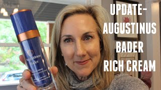 UPDATE Augustinus Bader Rich Cream Challenge [upl. by Huda]