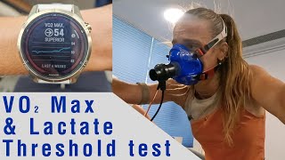 VO2 MAX amp LACTATE THRESHOLD TEST  How accurate is Garmin [upl. by Adneral]