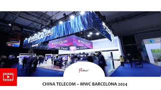 CHINA TELECOM 295sqm  MWC  BARCELONA 2024 [upl. by Aholla236]