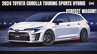 New 2024 Toyota Corolla Touring Sports Hybrid Compact Station Wagon  interior Exterior Specs [upl. by Langston]