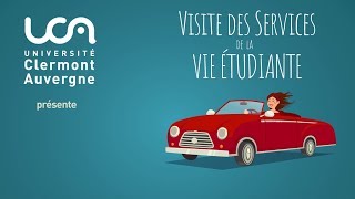 Visite des services de la vie étudiante  Université Clermont Auvergne UCA [upl. by Ened]