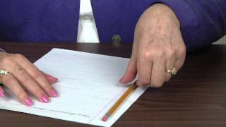 How to hold Pencil and Paper for Left handers [upl. by Pressey]